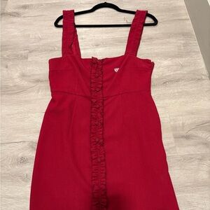 Chiara Ferragni Red Mini Dress